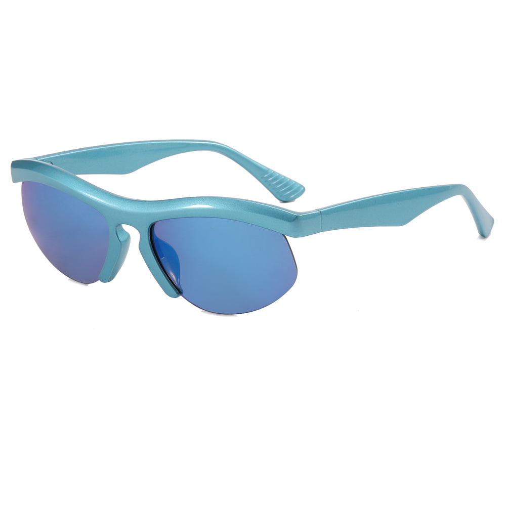 Y2K Half Frame Women Sunglasses