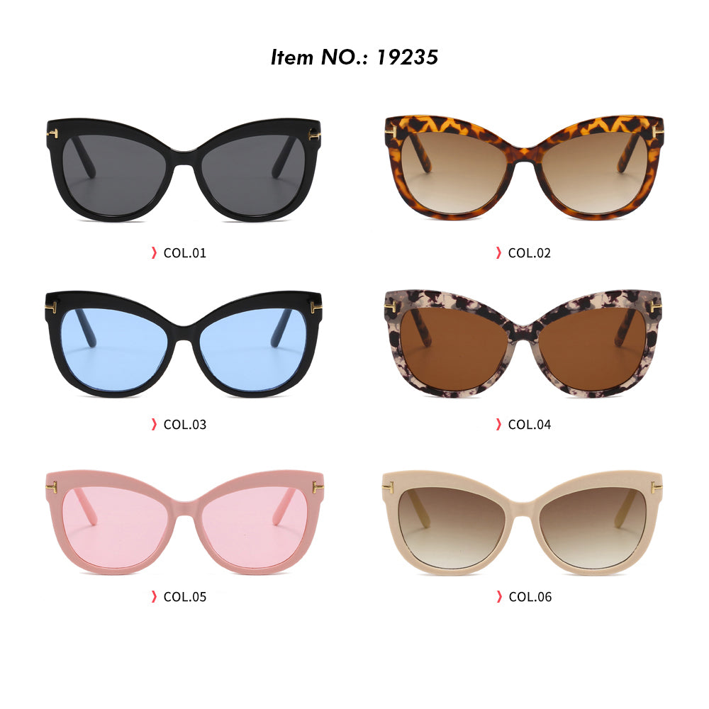 Chic Cat Eye Women Oval Sunglasses