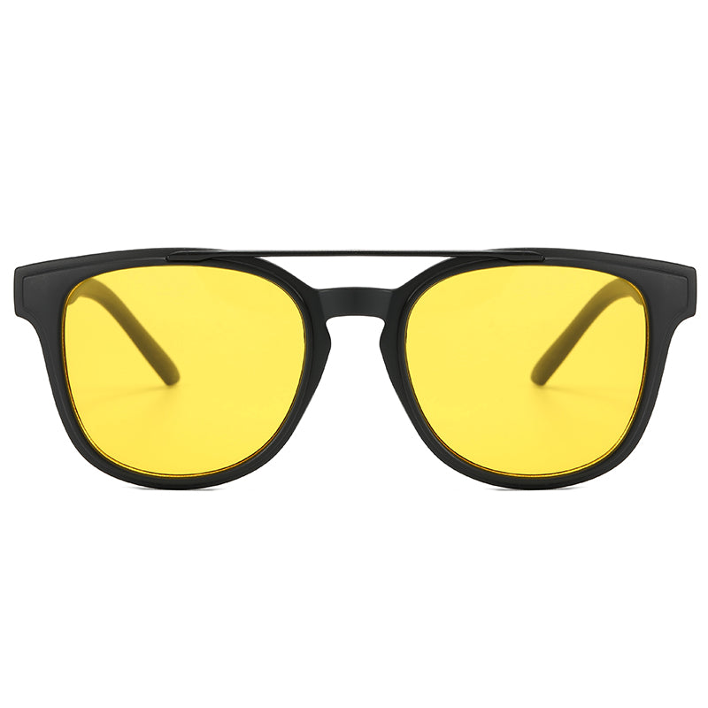 Men Square Flat Top Outdoor Sunglasses