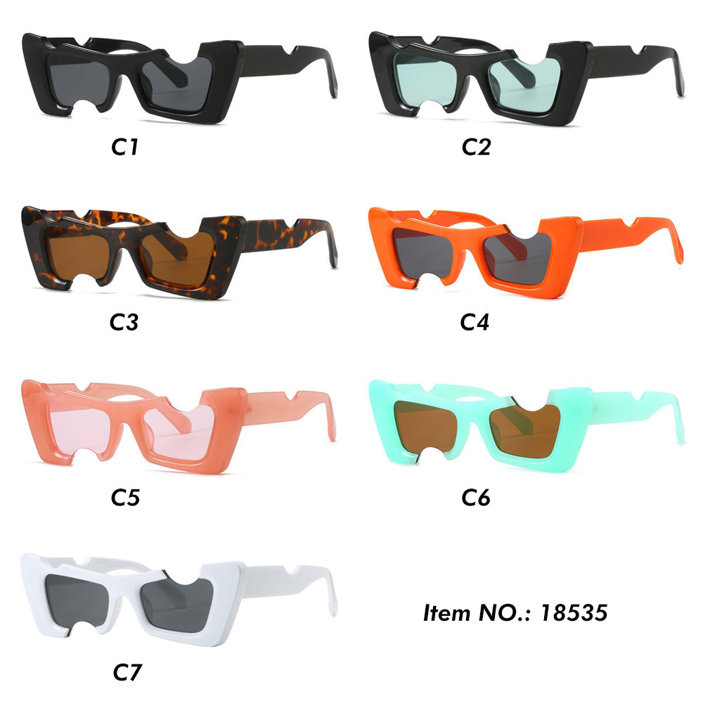 Cut-out Cat Eye Sunglasses
