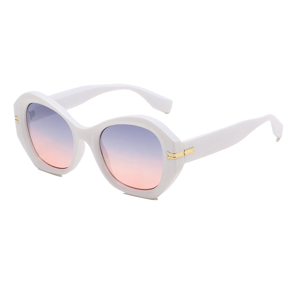 Irregular Gradient Cat Eye Shades Sunglasses