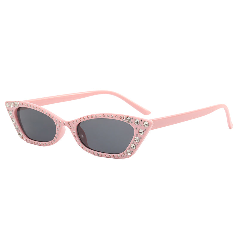 Cat Eye Bling Bling Women Rhinestones Sunglasses