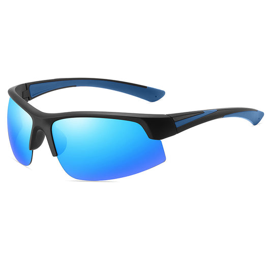 Lightweight Half Frame Sports Polarized Sunglasses