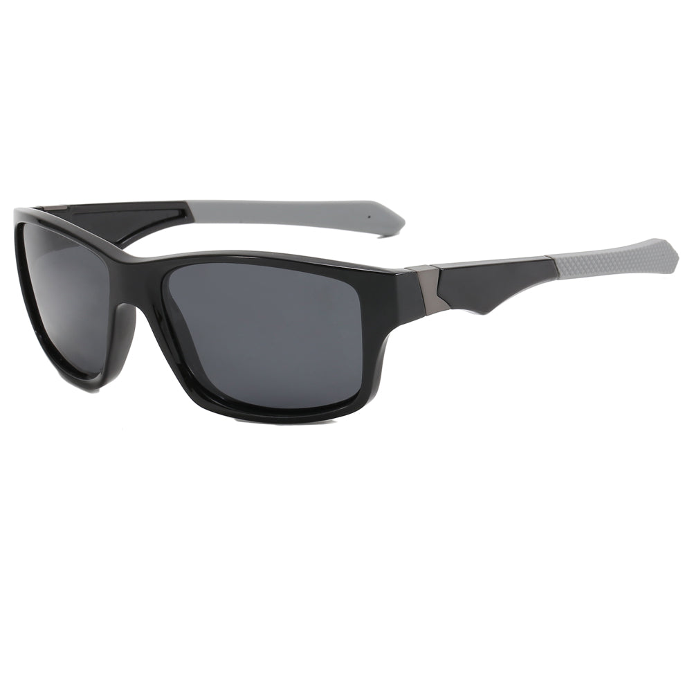 Rectangle Polarized Outdoor Sporty Sunglasses