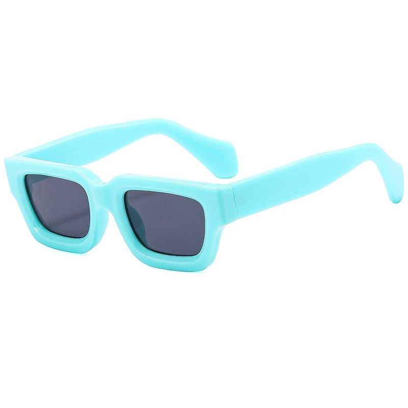 Fashion Rectangle Shades Sunglasses