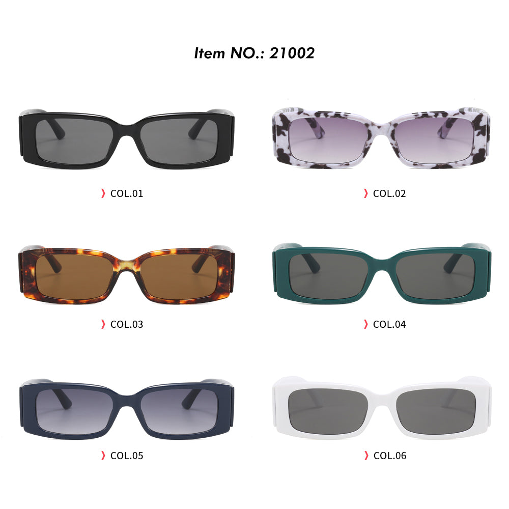 Retro Small Narrow Rectangle Sunglasses