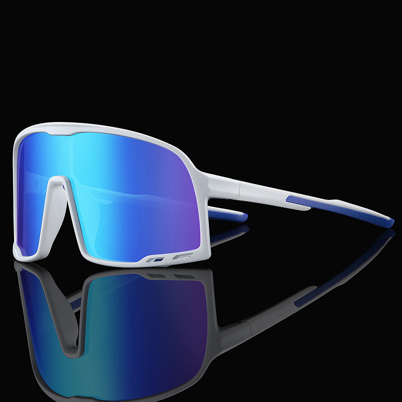 Oversized One Piece Lens Cycling Running Sports Polarized Sunglasses