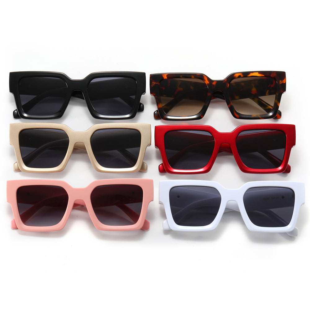 Chunky Chic Square Tinted Sunglasses