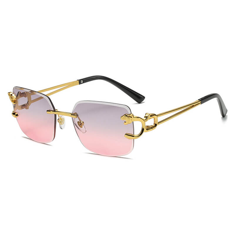 Panther Square Rimless Sunglasses