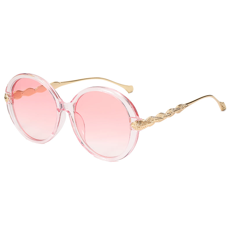 Oversized Round Women UV400 Shades Sunglasses