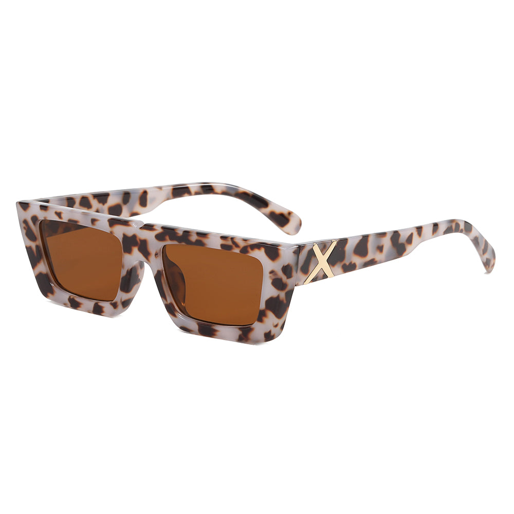 Fashion Flat Top Rectangle Sunglasses