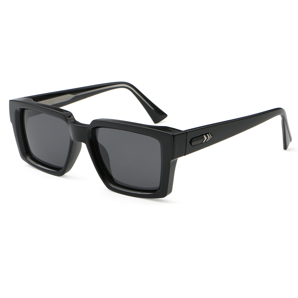 Oversized Thick Square Gradient Shades Sunglasses