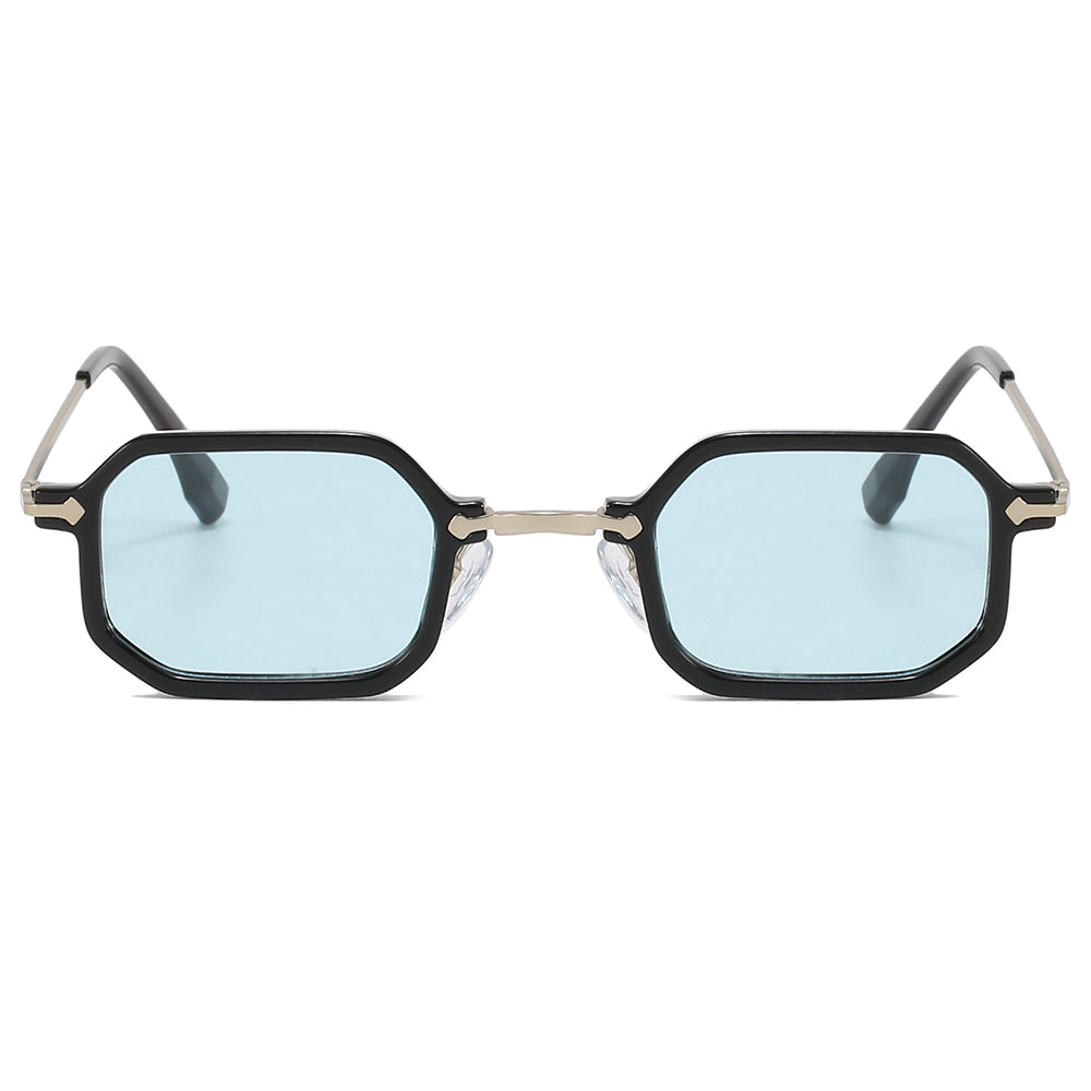 Tinted Lenses Fashion Small Geometric Frame Sunglasses