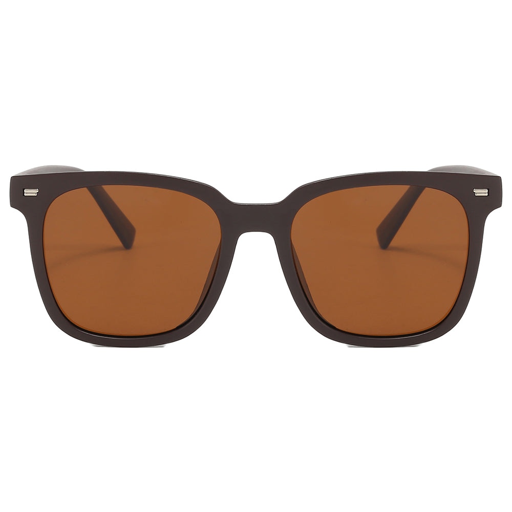 Retro Classic TR Frame Square Polarized Sunglasses