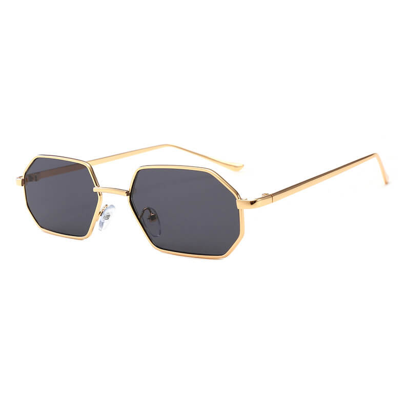 Metal Frame Unisex Sunglasses