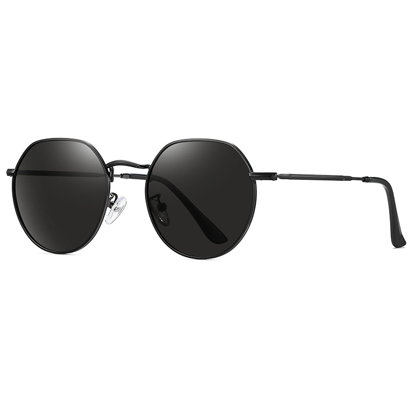 Classic Round Metal Polarized Sunglasses
