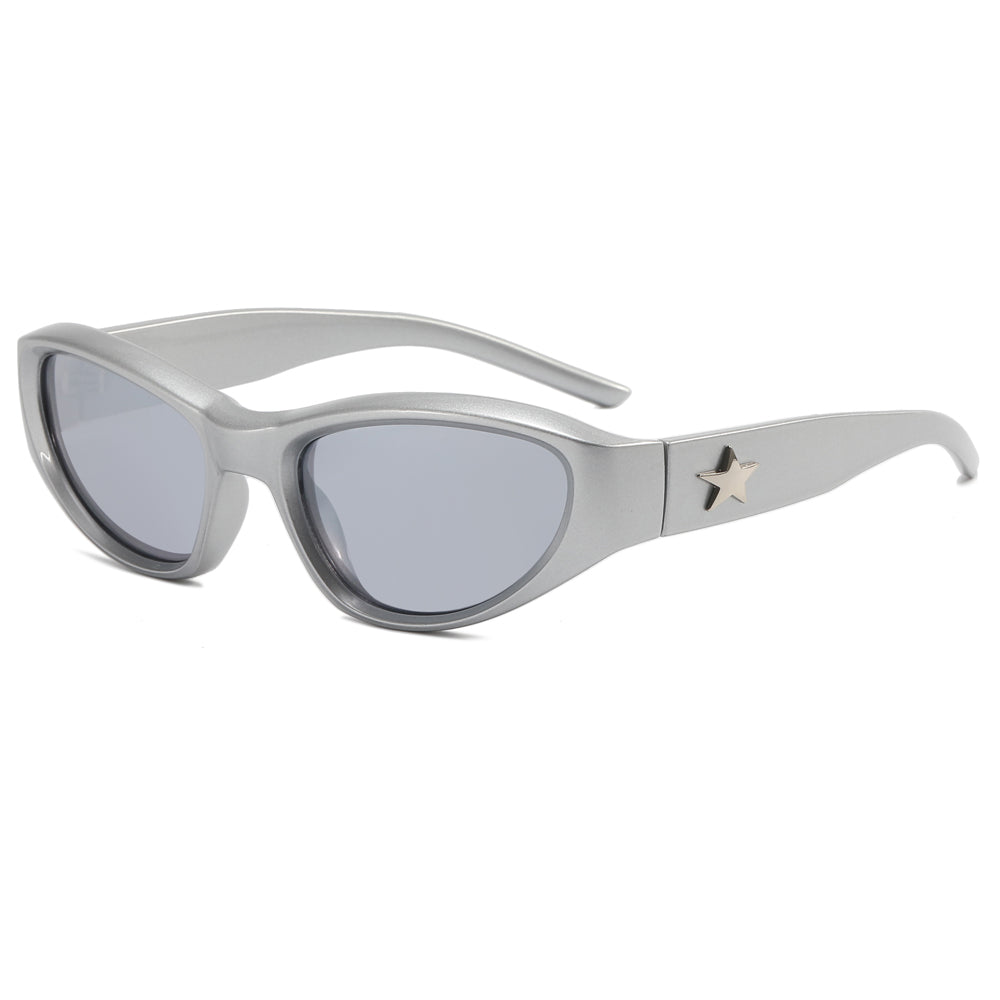 Y2K Oval Outdoor Cycling Sporty Sunglasses
