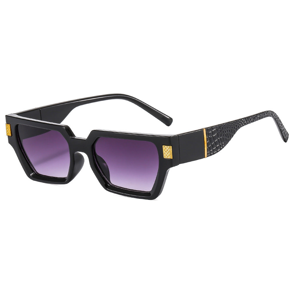 Classic Square Thick Frame Sunglasses