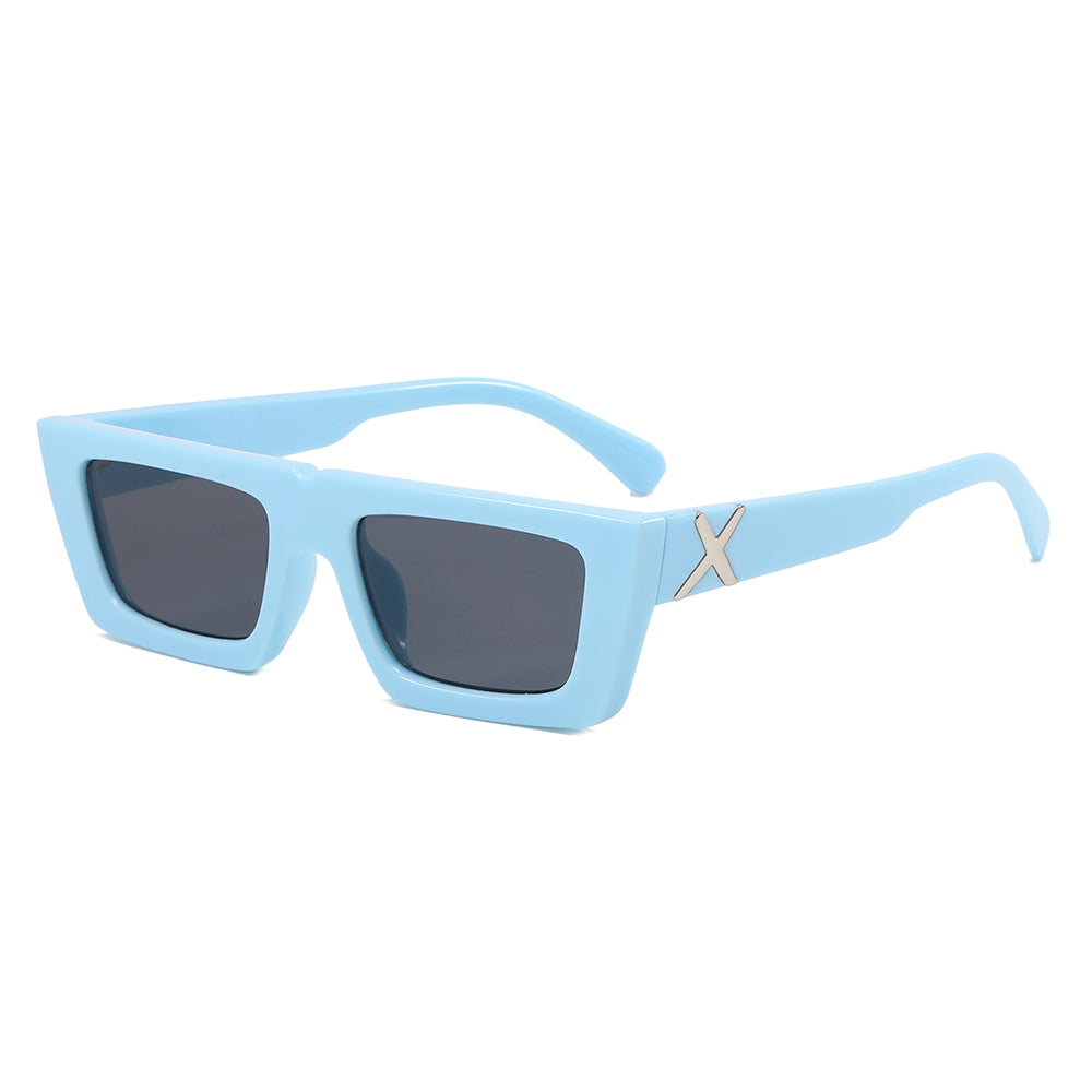 Fashion Flat Top Rectangle Sunglasses