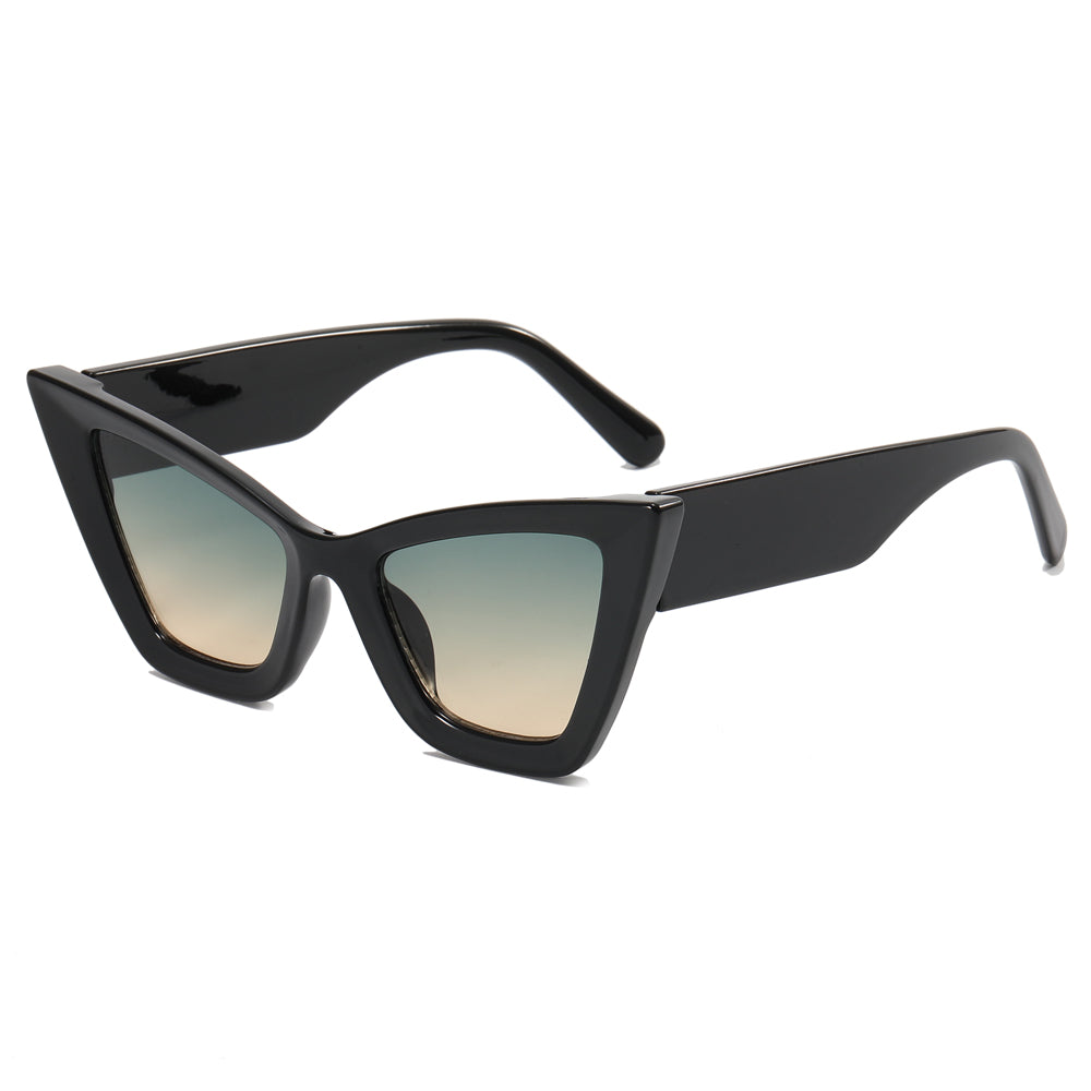 Cat Eye Women Triangle Sunglasses