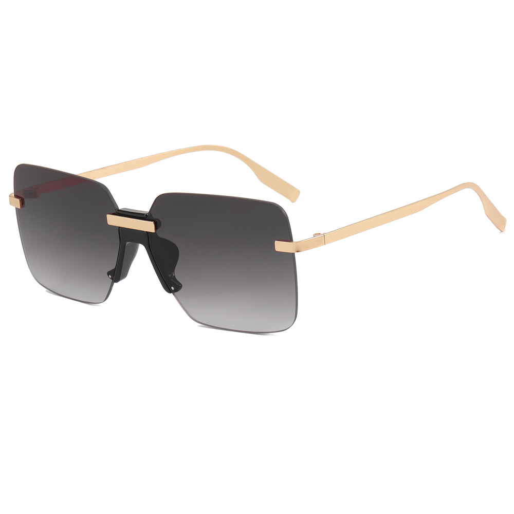 Fashion Rimless Square Sunglasses