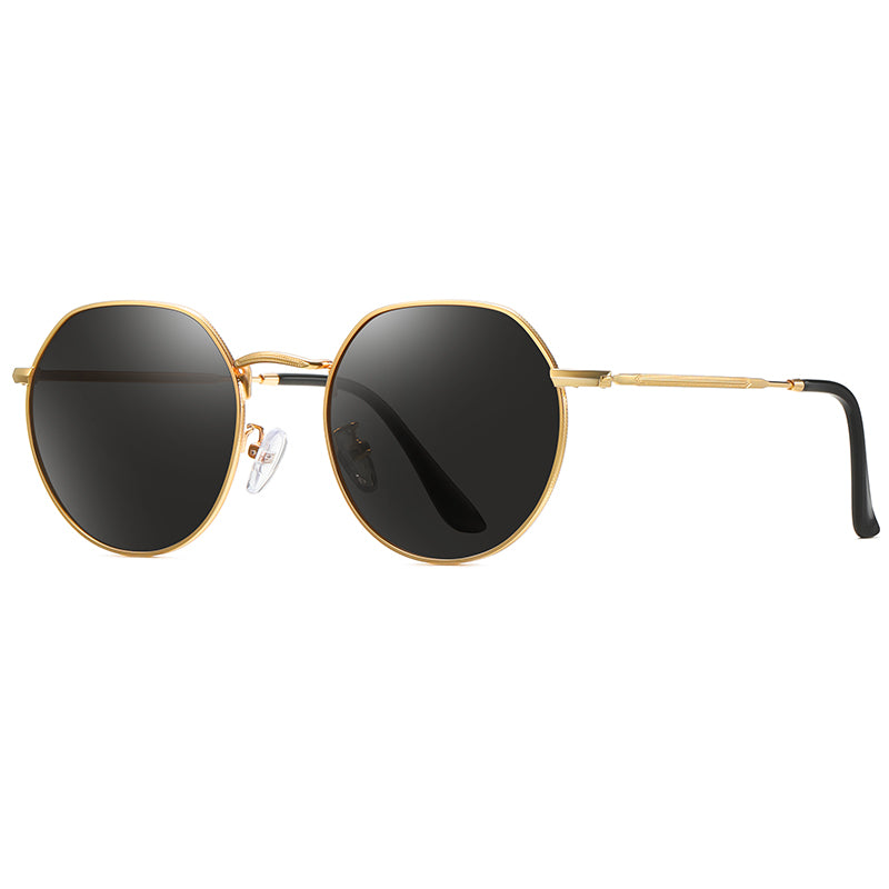 Classic Round Metal Polarized Sunglasses