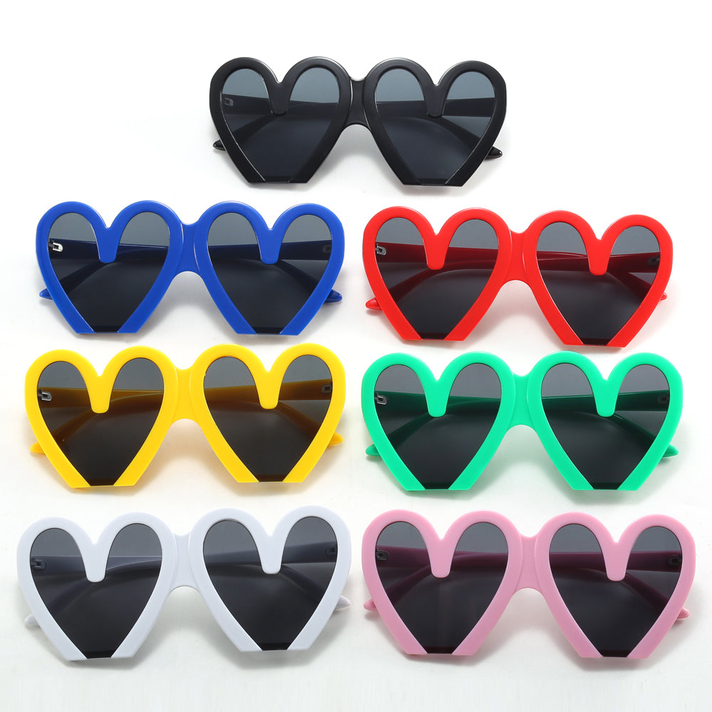 Lovely Cute Heart Shaped Sunglasses