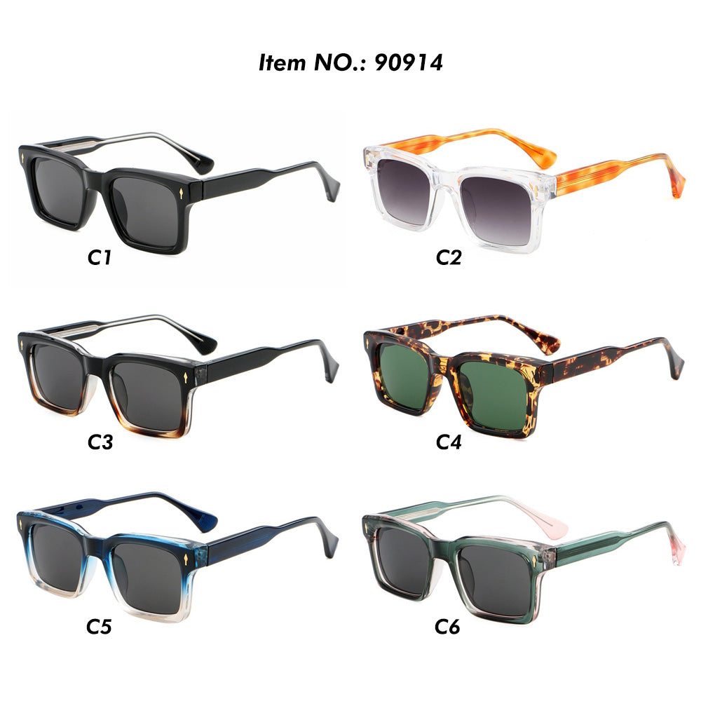 Rectangle Vintage Cat Eye Driver Sunglasses