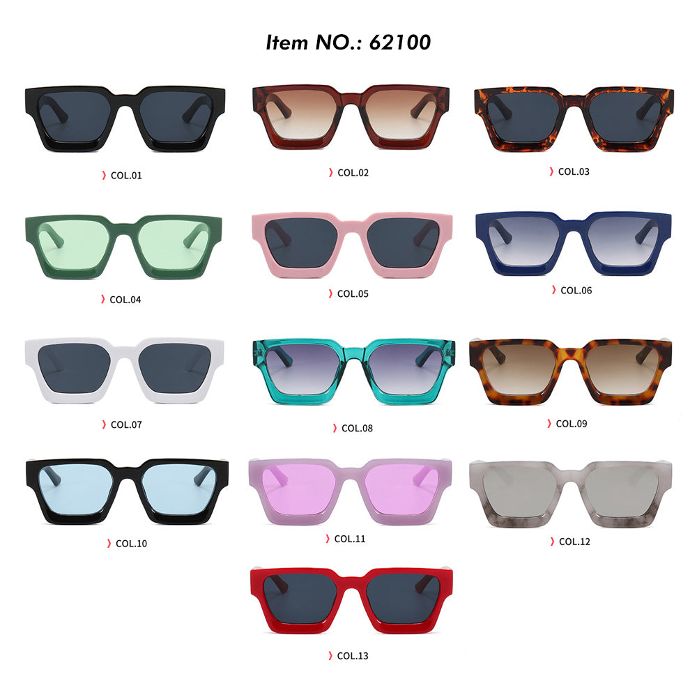 Chunky Square D Frame Sunglasses