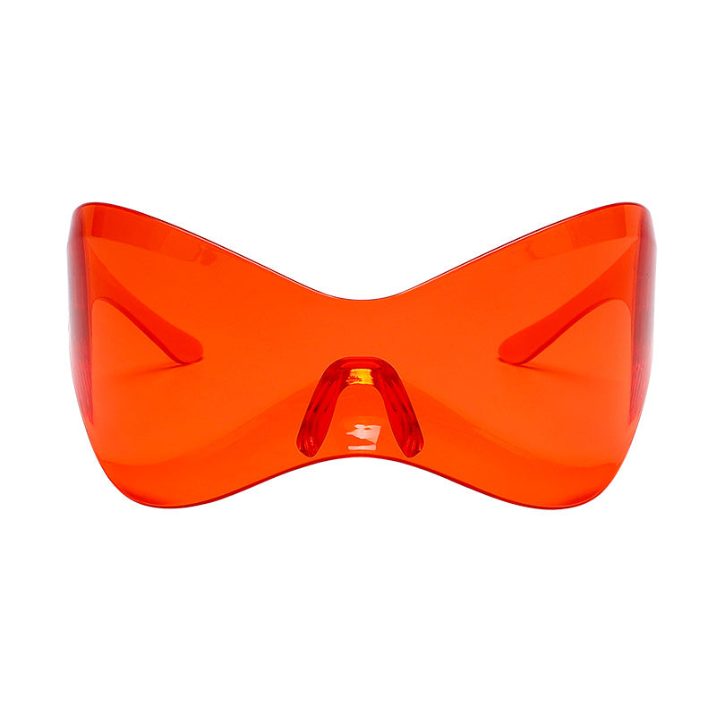 Oversized Mono Lens Y2K Shades Sunglasses
