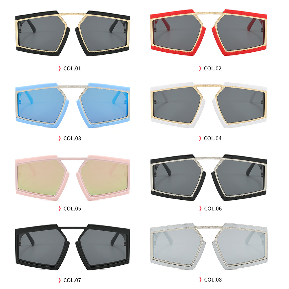 Oversized Y2K Thick Men Women UV400 Sunglasses