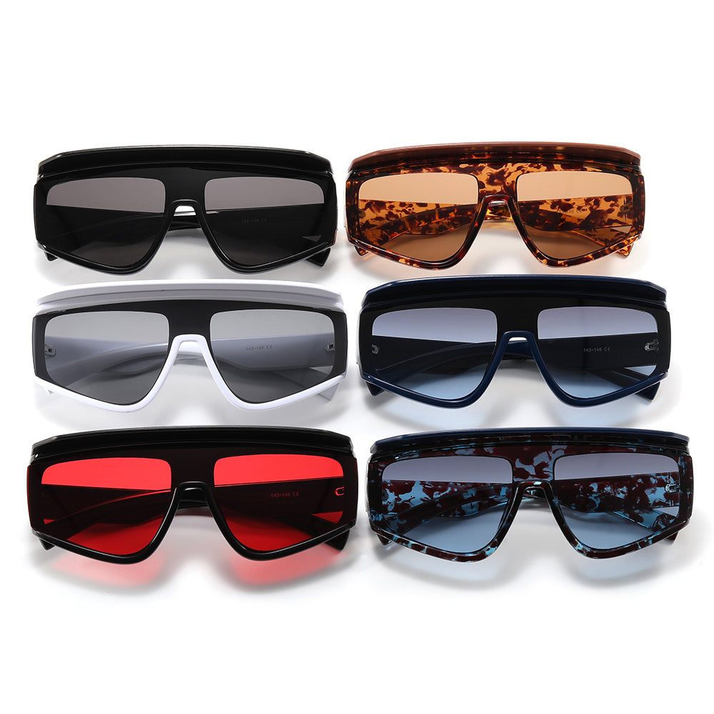 Fashion Flat Top Designer Sunglasses