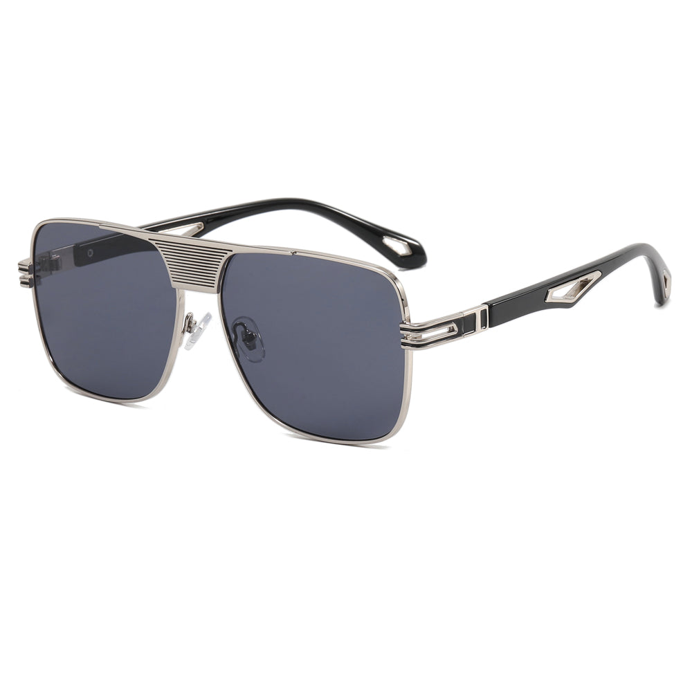 Square Flat Top Men Shades Sunglasses