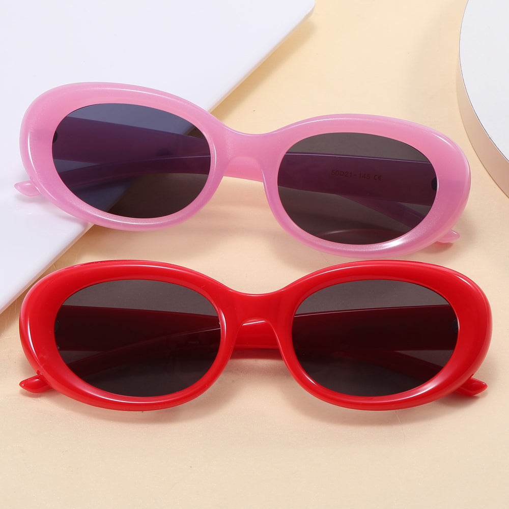 Retro Goggles Small Oval Sunglasses