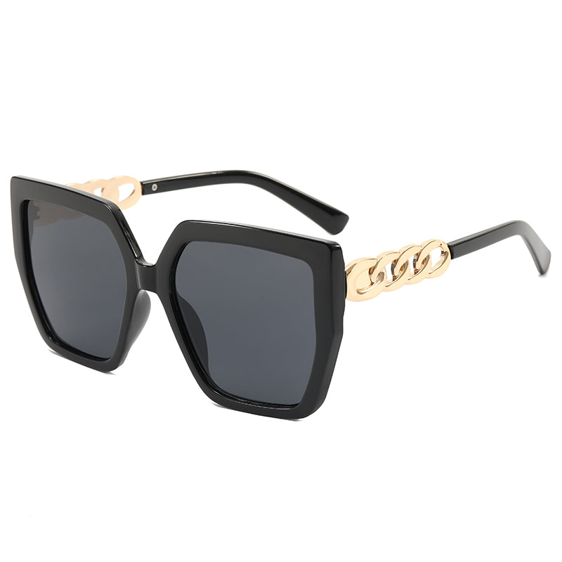 Square Oversized Gradient Shades Sunglasses