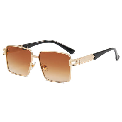 Steampunk Square Metal Frame Sunglasses
