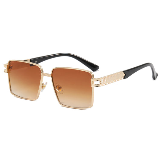 Steampunk Square Metal Frame Sunglasses