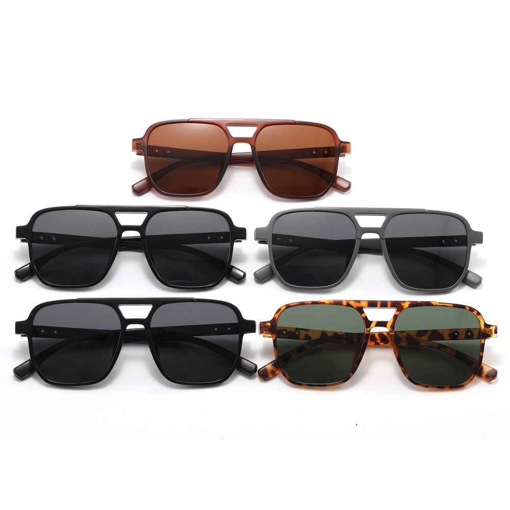Square Flat Top Outdoor Polarized Sunglasses