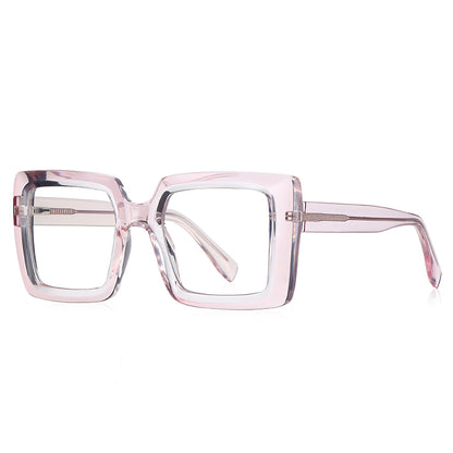 Women Oversized Square Blue Light Blocking Glasses