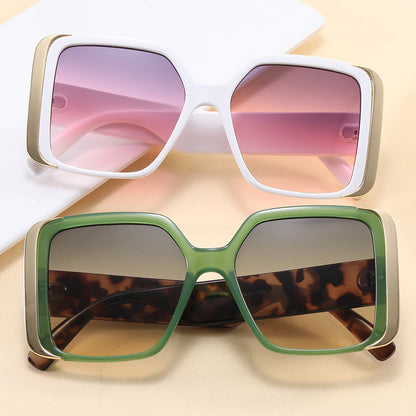 Square Gradient Shades oversized Sunglasses