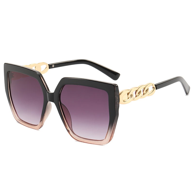 Square Oversized Gradient Shades Sunglasses