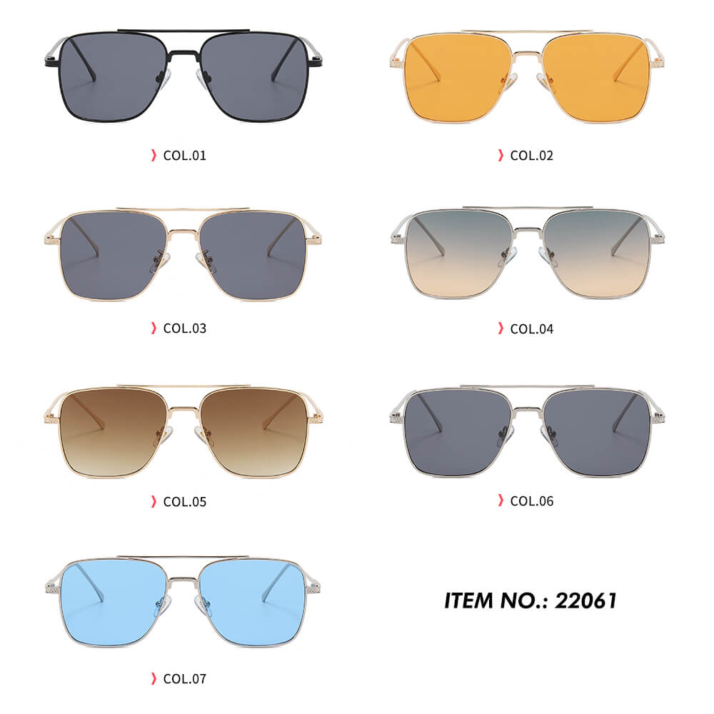 Square Metal Sunglasses