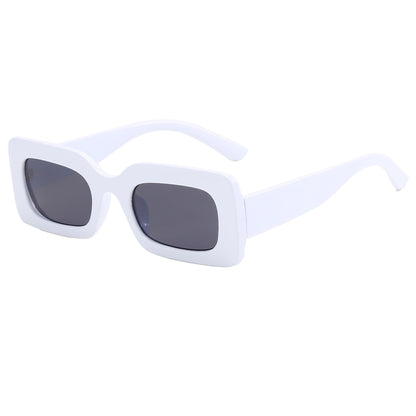 Retro Rectangle Colorful Outdoor Sunglasses