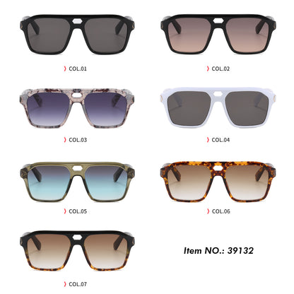 Square Flat Top Pilot Sunglasses
