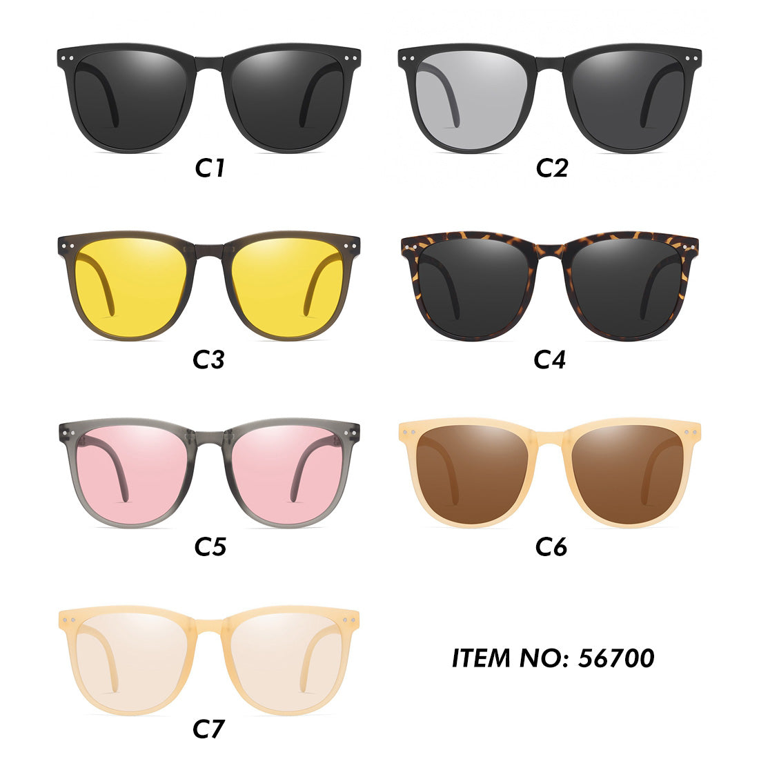 Polarized TR90 Folding Sunglasses