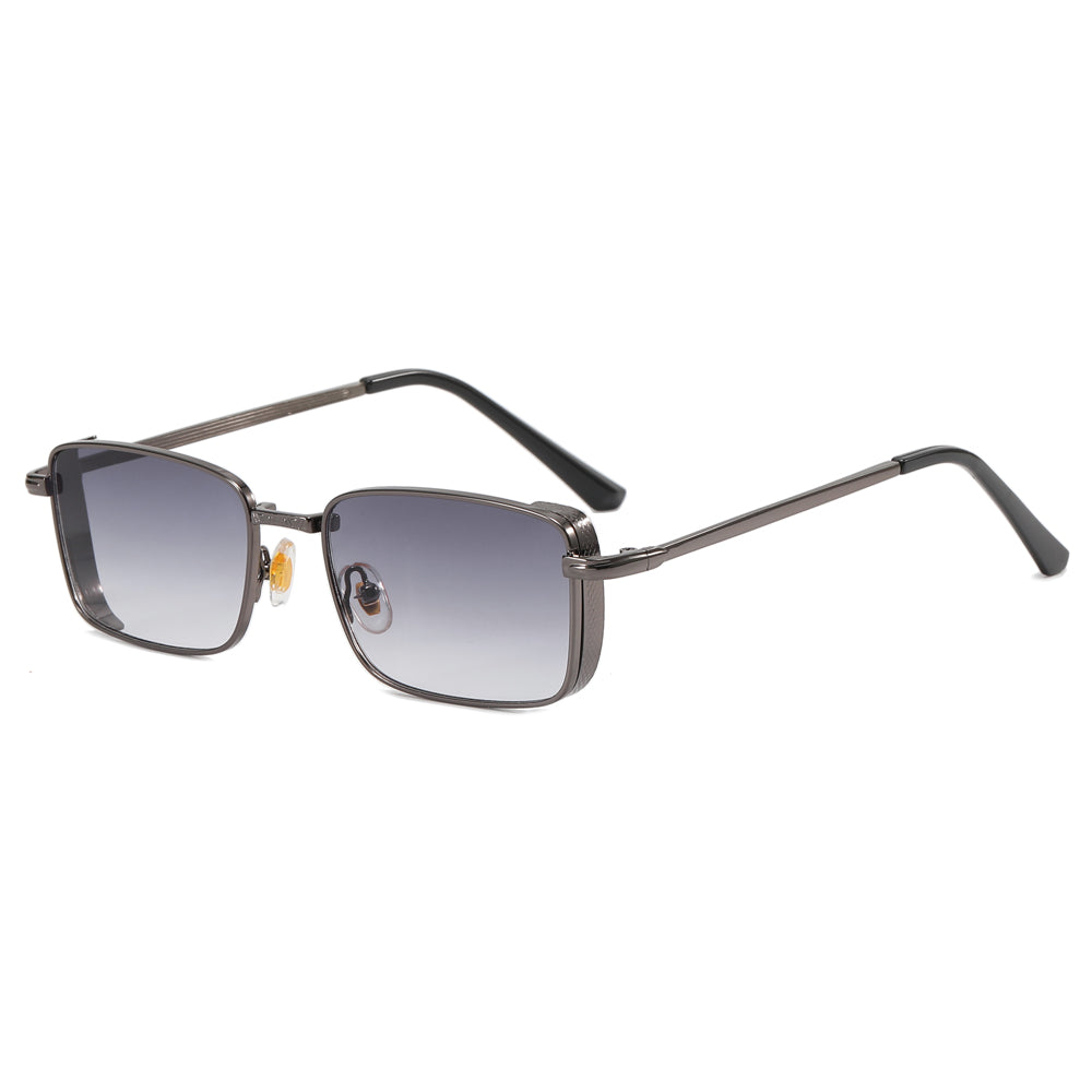 Rectangle Metal Frame Sunglasses