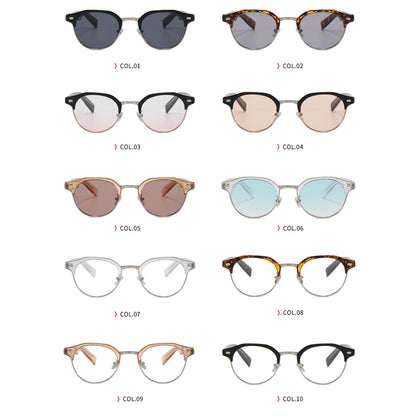 Half Rim Sunglasses / Blue Light Blocking Glasses