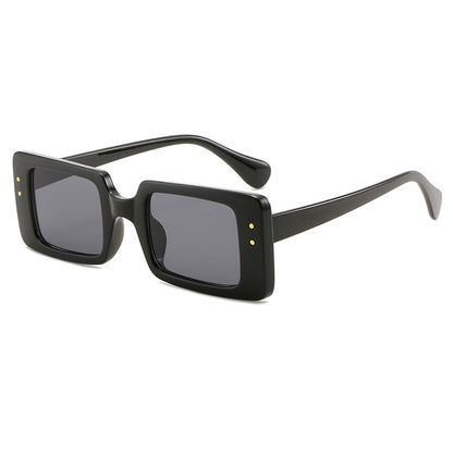 Retro Men Women Rectangle Sunglasses