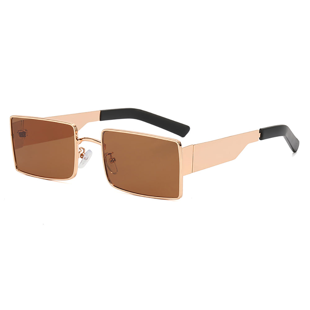 Metal Frame Retro Small Rectangle Sunglasses