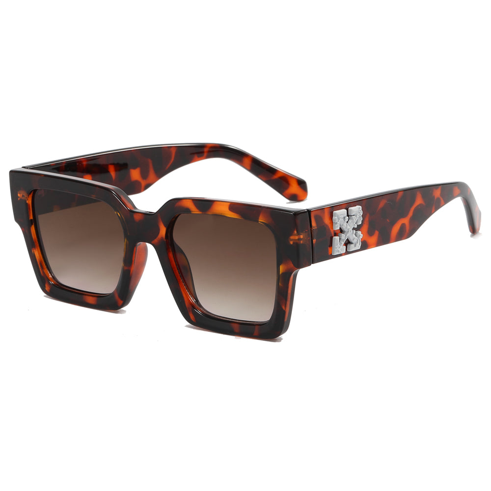 Chunky Chic Square Tinted Sunglasses